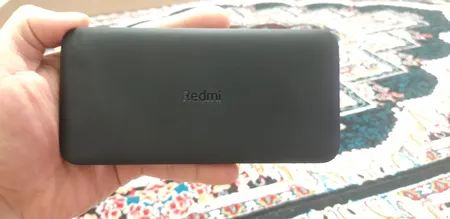پاوربانک شیائومی مدل Redmi ظرفیت 10000 میلی آمپر ساعت به همراه کابل تبدیل microUSB