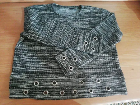 بلوز زنانه دکسونری مدل 358045821  فانریپ رنگ خاکستری تیره