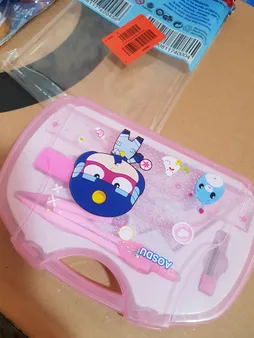 ست لوازم تحریر 7 تکه آئوسدو مدل AS-8010 PG