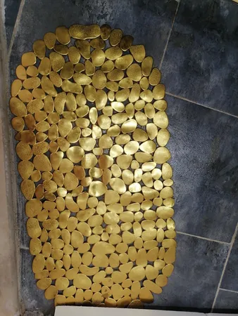 زیرپایی حمام مدل سنگی KZ85 سایز 70x35 سانتی متر