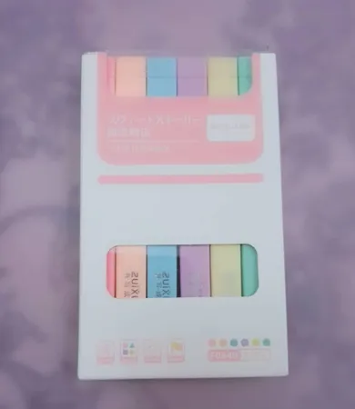 ماژیک علامت گذار ژیخوآ مدل پاستیلی بسته 6 عددی