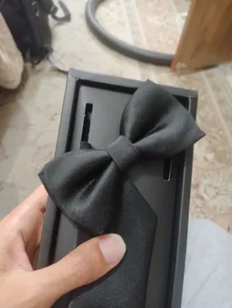 ست کراوات پاپیون و گل کت هکس ایران مدل SET-SM BLK