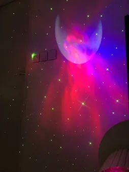 چراغ خواب مدل آدم فضایی طرح کهکشانی 55