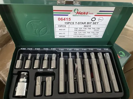 آچار بکس هنس مدل  H-15  مجموعه 15 عددی