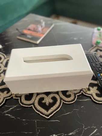 ست سطل و جای دستمال کد 4021 به همراه جعبه تی بگ و جاکاردی