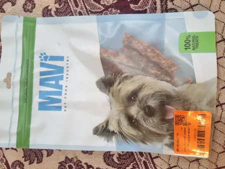 تشویقی سگ ماوی مدل استیک مرغ وزن 60 گرم