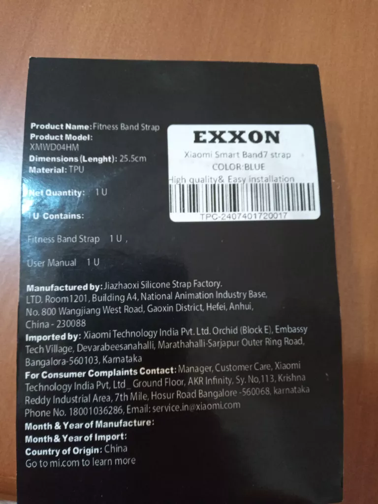 بند مدل EXXON مناسب برای مچ بند هوشمند شیایومی Mi Band 7