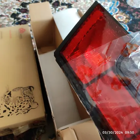 چراغ خطر عقب جمع ساز کد 166 مناسب برای پژو آردی بسته دو عددی