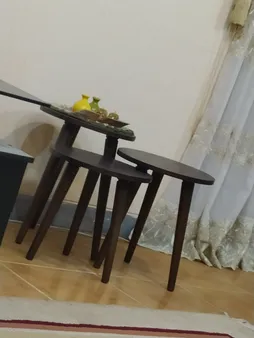 میز عسلی مدل 456 کد 01 مجموعه 3 عددی