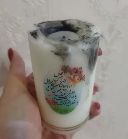 شمع مدل هفت سین و ماهی کد ۰۹ مجموعه دو عددی