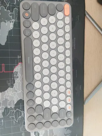 کیبورد بی سیم بیسوس مدل K01A B00955503833 Wireless Tri-Mode، سوییچ ممبران، Tenkeyless