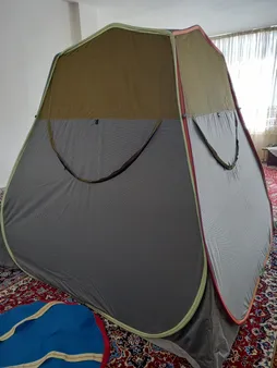 چادر مسافرتی 12 نفره مدل اسکلتی کف ضخیم کد ch48