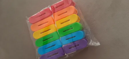 گیره لباس  مدل 501 بسته 12 عددی