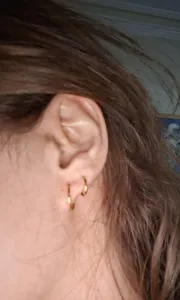 تجریه خرید گوشواره طلا 18 عیار زنانه مدل گردون