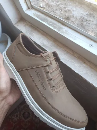 کفش مردانه آشیل مدل arya رنگ کرم