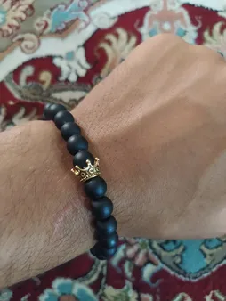 دستبند لاچو طرح تاج کد 2019