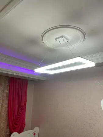 لوسترسقفی مدرن مستطیل ماد1طبقه کدN105b