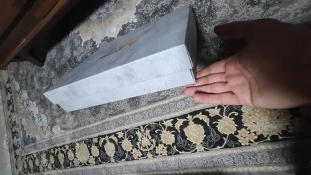 تابلو طلا کوب مارک گلد طرح آیت الکرسی کد TES062