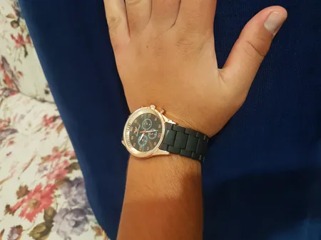 ساعت مچی عقربه ای مردانه کد Emp-Blk