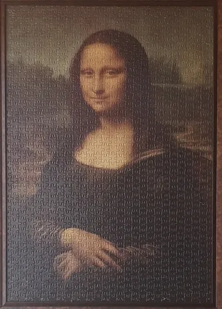 پازل 1000 تکه اسلايس پازل مدل مونالیزا کد 01256