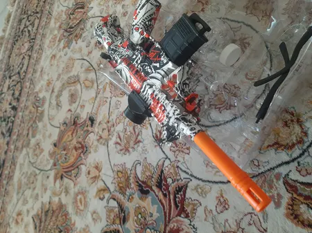 تفنگ بازی مدل تیر ژله ای Mini M416