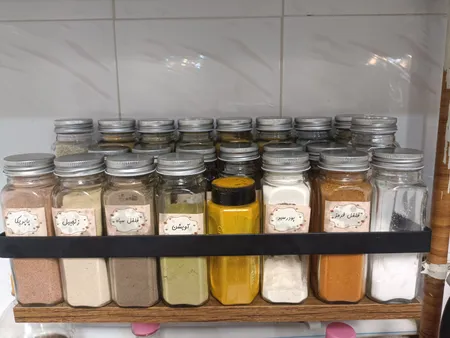 شلف دیواری مدل Wooden بسته 2 عددی