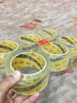 چسب شیشه ای پهن جیلو مدل 40mic بسته 6 عددی