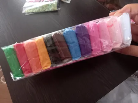 خمیر مجسمه سازی مدل Claysoft بسته 12 عددی