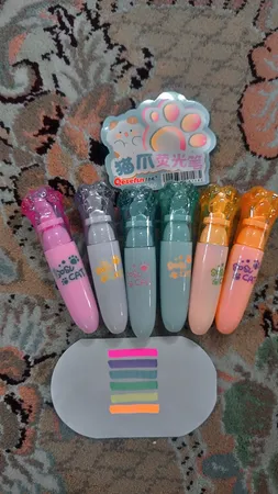 ماژیک علامت گذار مدل پنجه گربه بسته 6 عددی