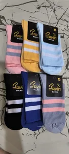 تجریه خرید جوراب ورزشی زنانه پاوین مدل دوخط 11 مجموعه 6 عددی