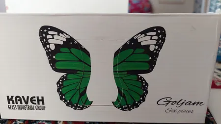 ست استکان نعلبکی 12پارچه کاوه سری گلجام کد 218