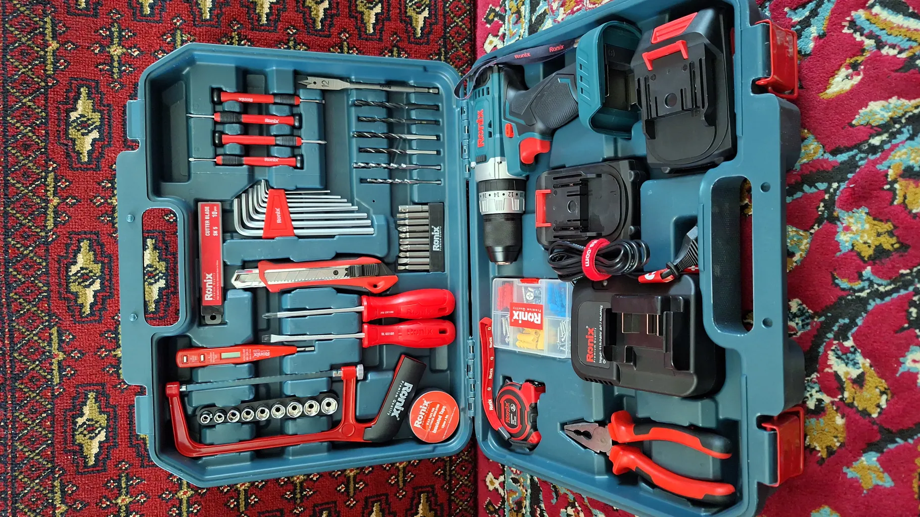 مجموعه 53 عددی دریل چکشی رونیکس مدل  RS-8620