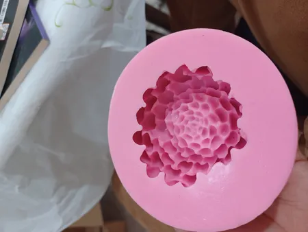 قالب شمع مدل گل داوودی