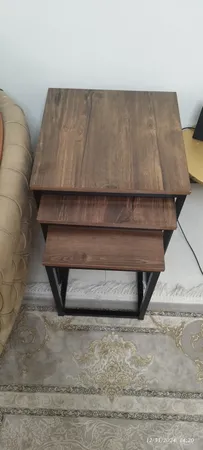 میز عسلی مدل ملیتا مجموعه 3 عددی