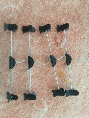 چوب لباسی مدل گیره ای بسته 4 عددی