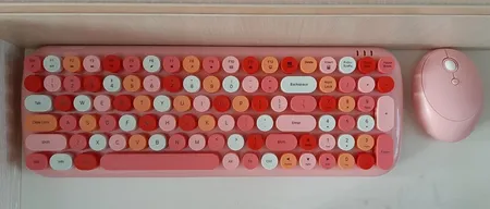 کیبورد و ماوس بی سیم مافی مدل CANDY XR، سوییچ ممبران ، Full Size