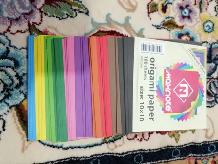 کاغذ اوریگامی کد K1010 بسته 100 عددی کاغذ اوریگامی کد K1010 بسته 100 عددی
