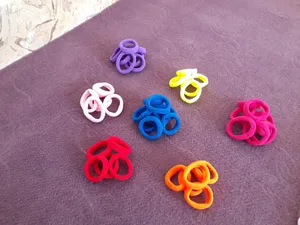 تجریه خرید کش مو دخترانه آی جواهر مدل K103 مجموعه 50 عددی