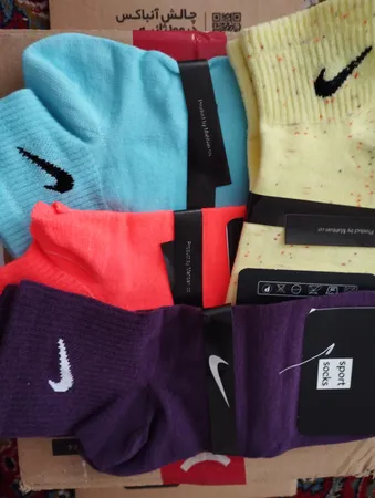 جوراب ورزشی مردانه مدل کشی کد NK4011103-4CL مجموعه 4 عددی