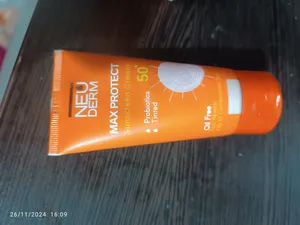 تجریه خرید کرم ضد آفتاب رنگی نئودرم مدل Max Protect حجم 50 میلی لیتر