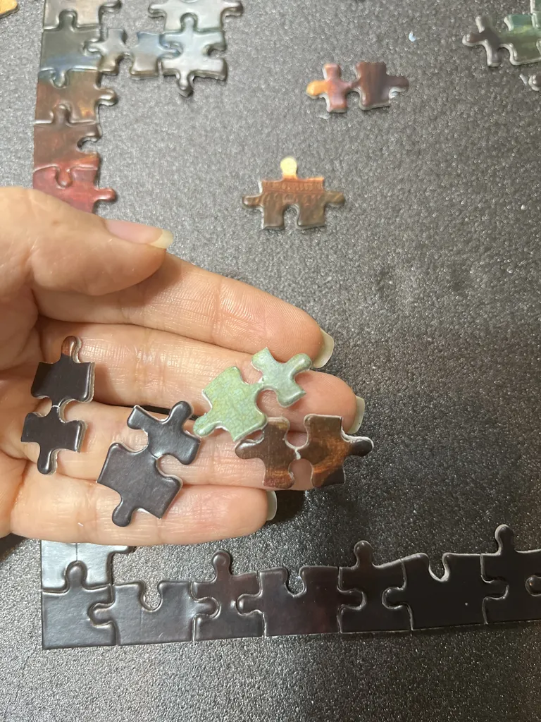 پازل 170 تکه مینیاتور طرح مونالیزا کد 01599