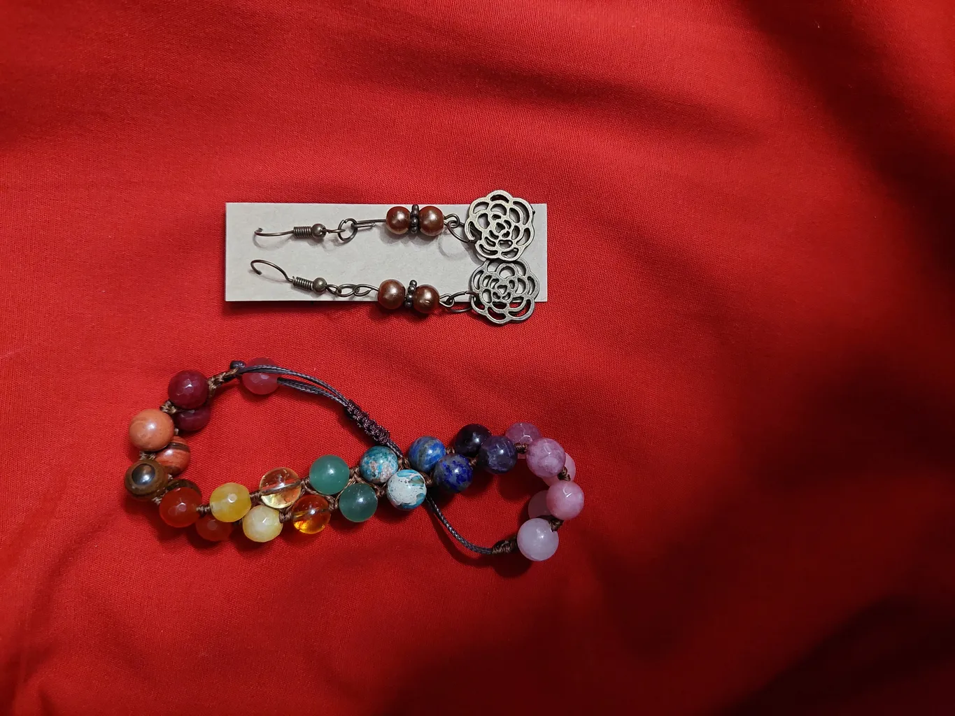 دستبند زنانه دل تافته مدل هفت چاکرا کد Dl_B32