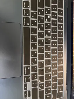 محافظ كيبورد حروف فارسی مدل 002 مناسب برای مک بوک (a2442) Pro14.2