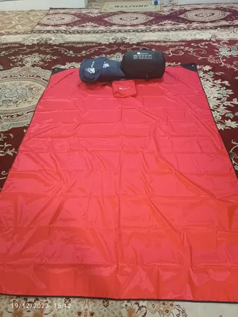 کیسه خواب گلدن بیر مدل MISHO1 به همراه زیرانداز و بالش سفری