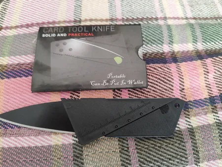 چاقوی سفری مدل کارتی تاشو سینکلر