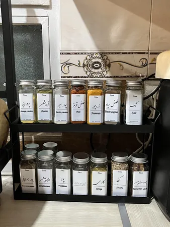 درب ادویه پاش مدل p-42 مجموعه 20 عددی