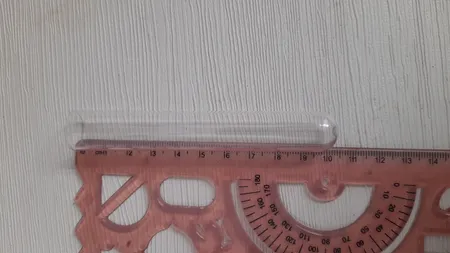 لوله آزمایشگاهی مدل گاما شفاف بسته 10 عددی