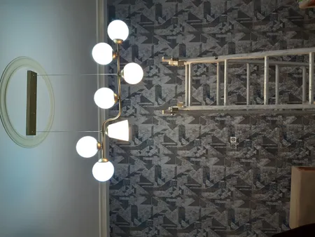 لوستر هفت شعله چشمه نور کد A1247/7-WT