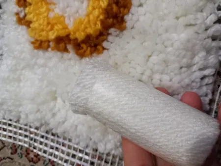 کاموا فرشینه بافی مدل برش خورده بسته 10 عددی