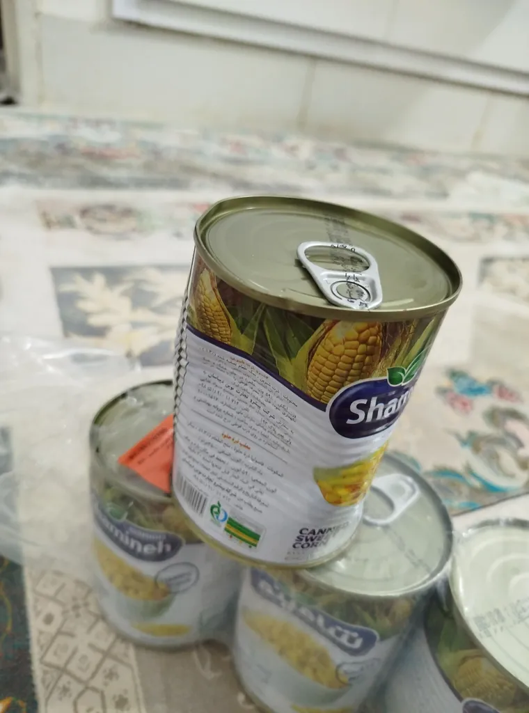 کنسرو ذرت شیرین شامینه - 350 گرم بسته 4 عددی